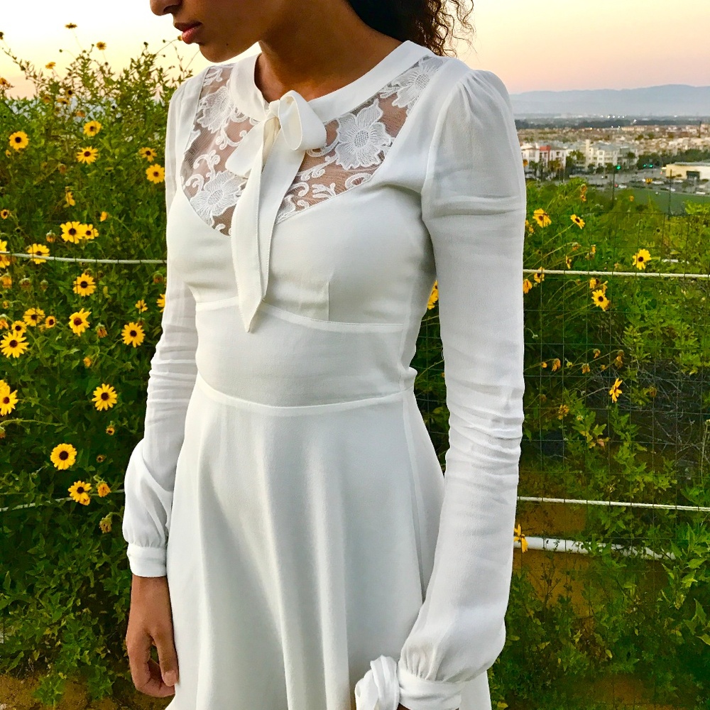 For Love and Lemons Ellery dress: feminine, classy